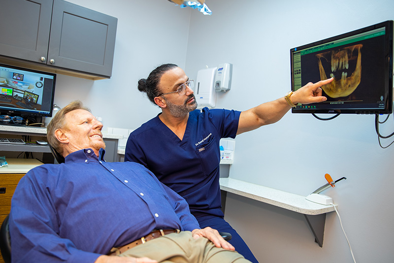 Close up of young woman's face with crooked teeth. Teeth before install braces. Teeth need ortodonti doctor (dentist) help.